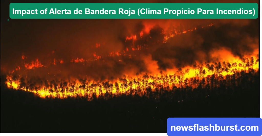 Alerta de Bandera Roja (Clima Propicio Para Incendios)